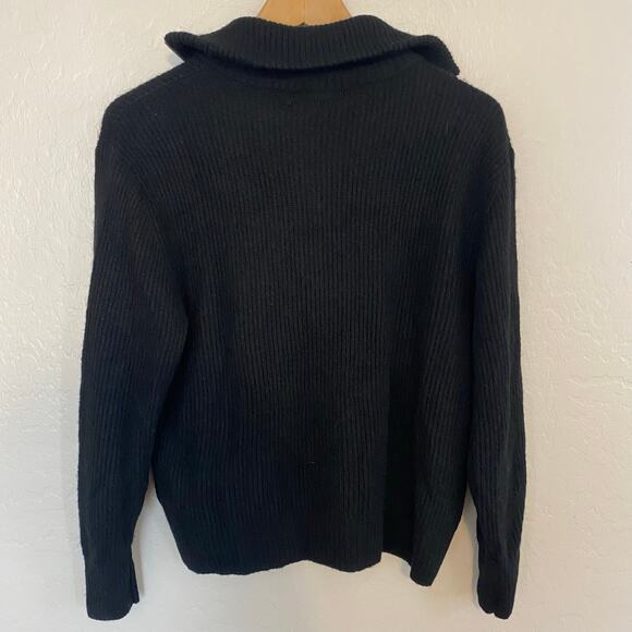 Quince Womens Size Small Half Zip Pullover Sweater Merino Wool Baby Alpaca Blend - Picture 2 of 5